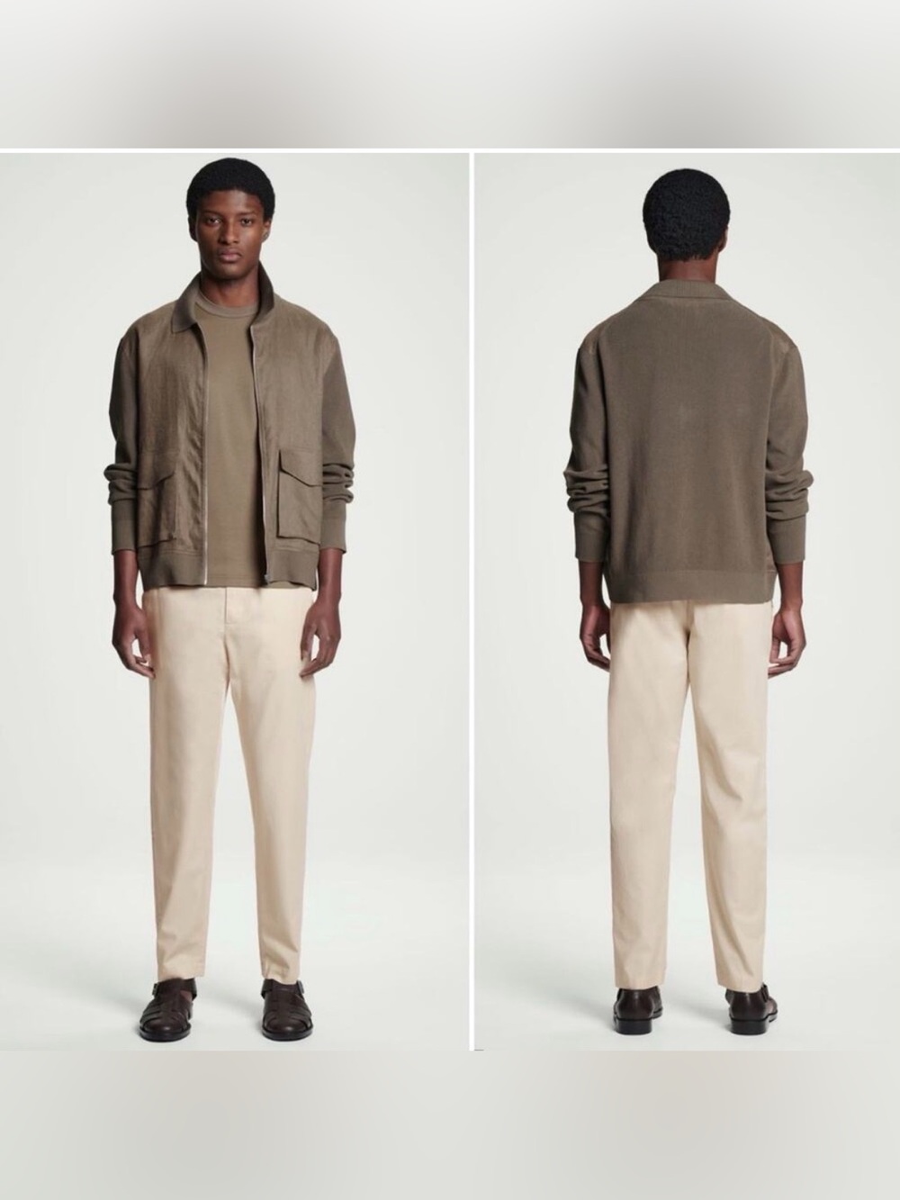 COS Twill Tapered Trousers